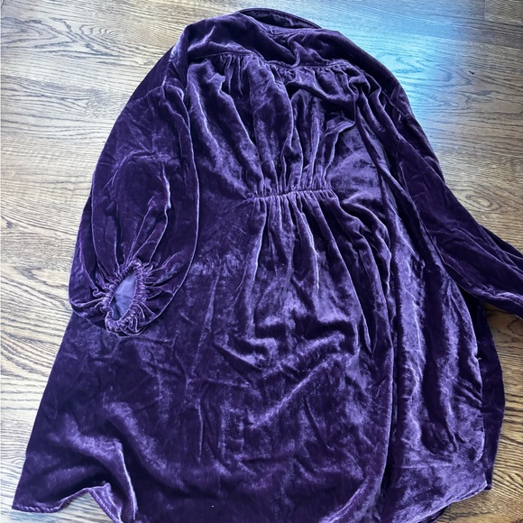 Free People Lux Purple Shirtdress - Picture 12 of 12